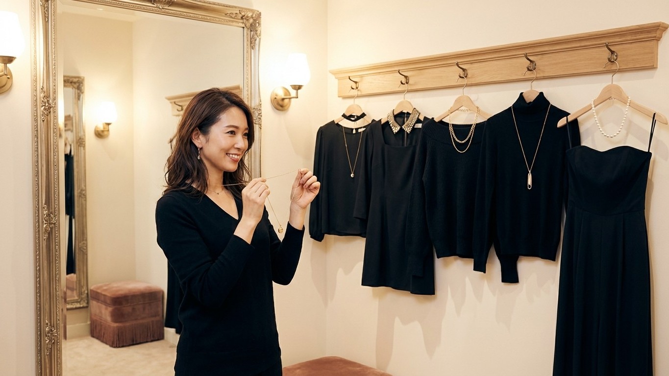 La regla de oro para combinar collares según tu escote y destacar tu look