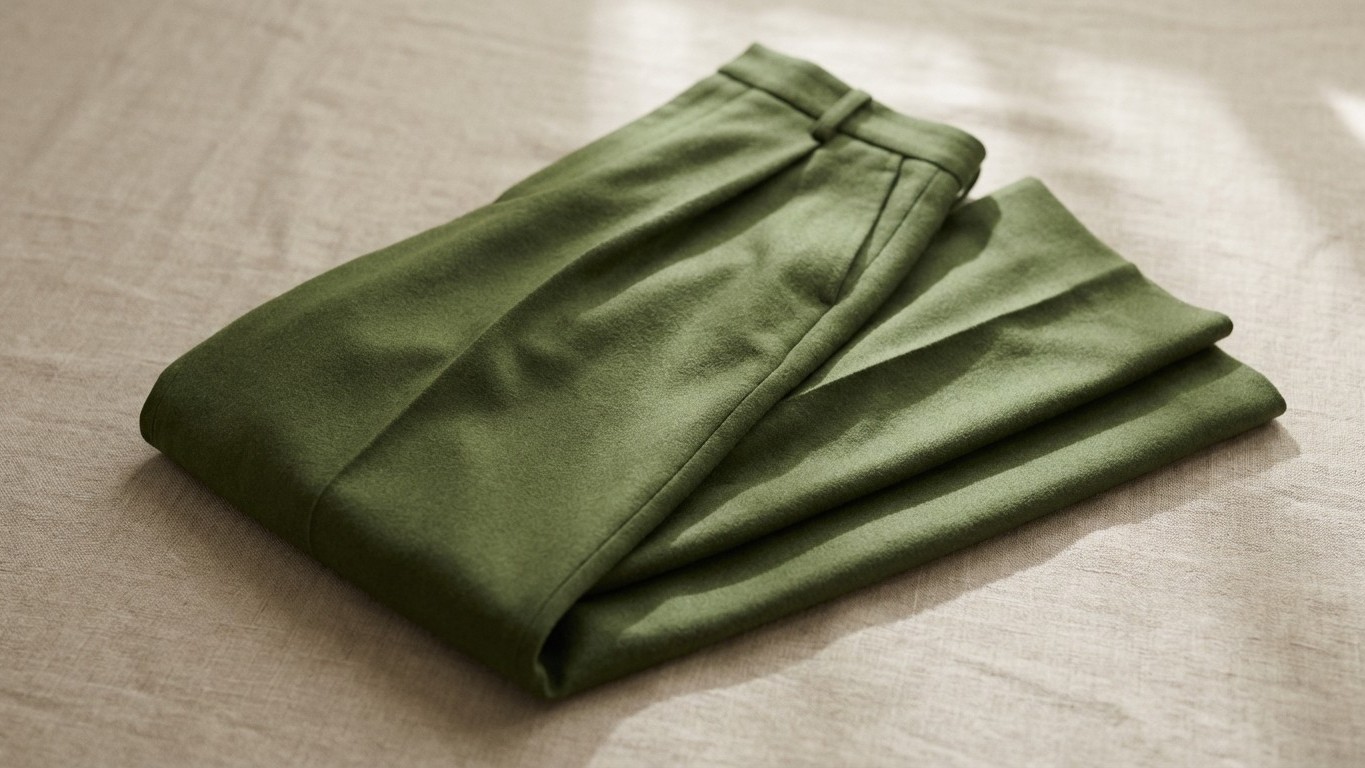 Adiós al negro: el verde musgo y otros colores revolucionan los pantalones de 2026