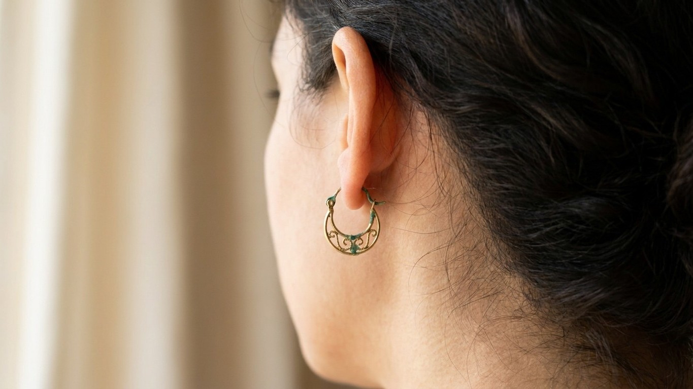 Por qué tus pendientes de oro se vuelven verdes: el error que cometes cada mañana sin saberlo