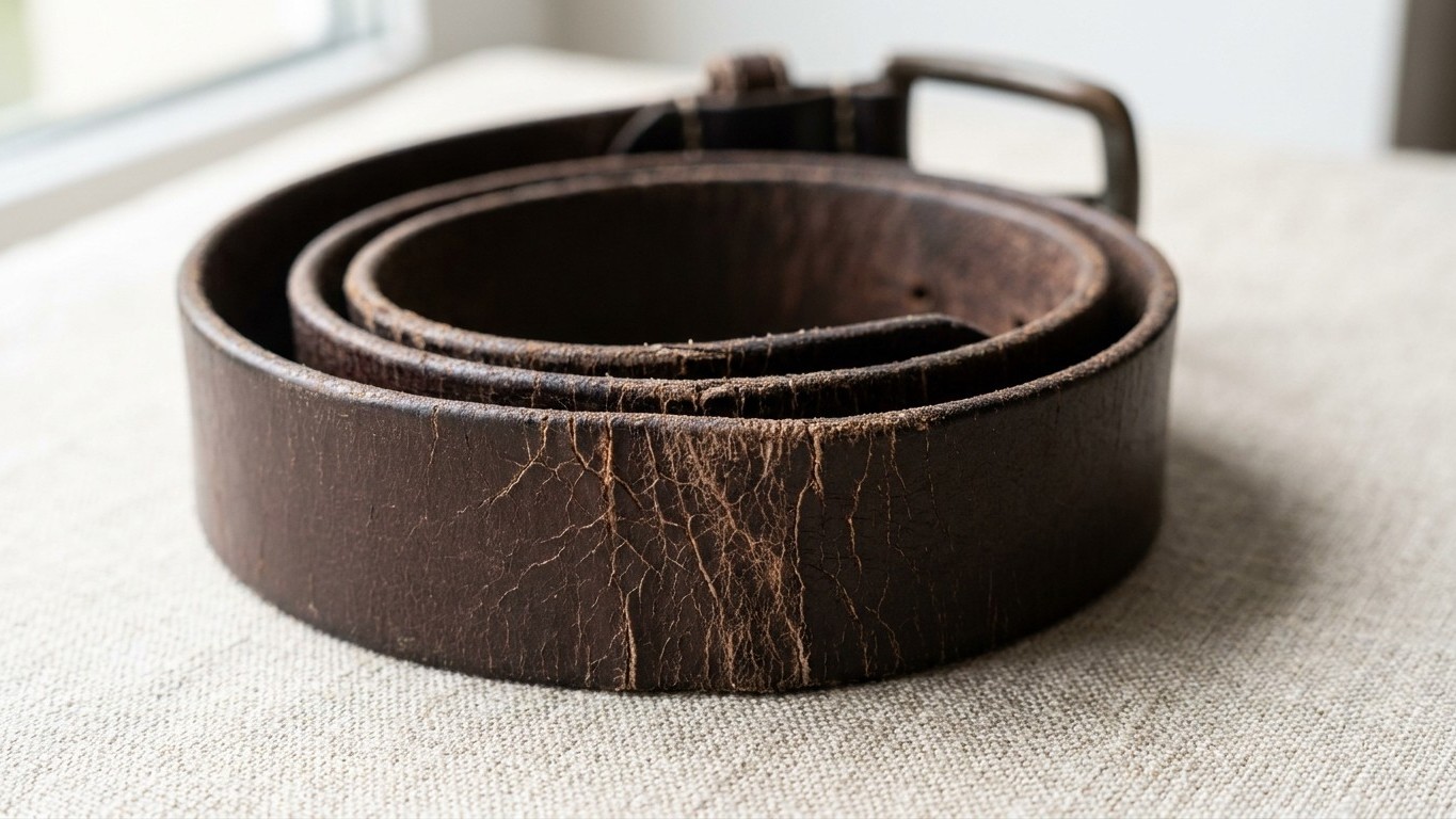 Tres cinturones arruinados me enseñaron el error que cometes al guardar cuero: las grietas revelan la verdad