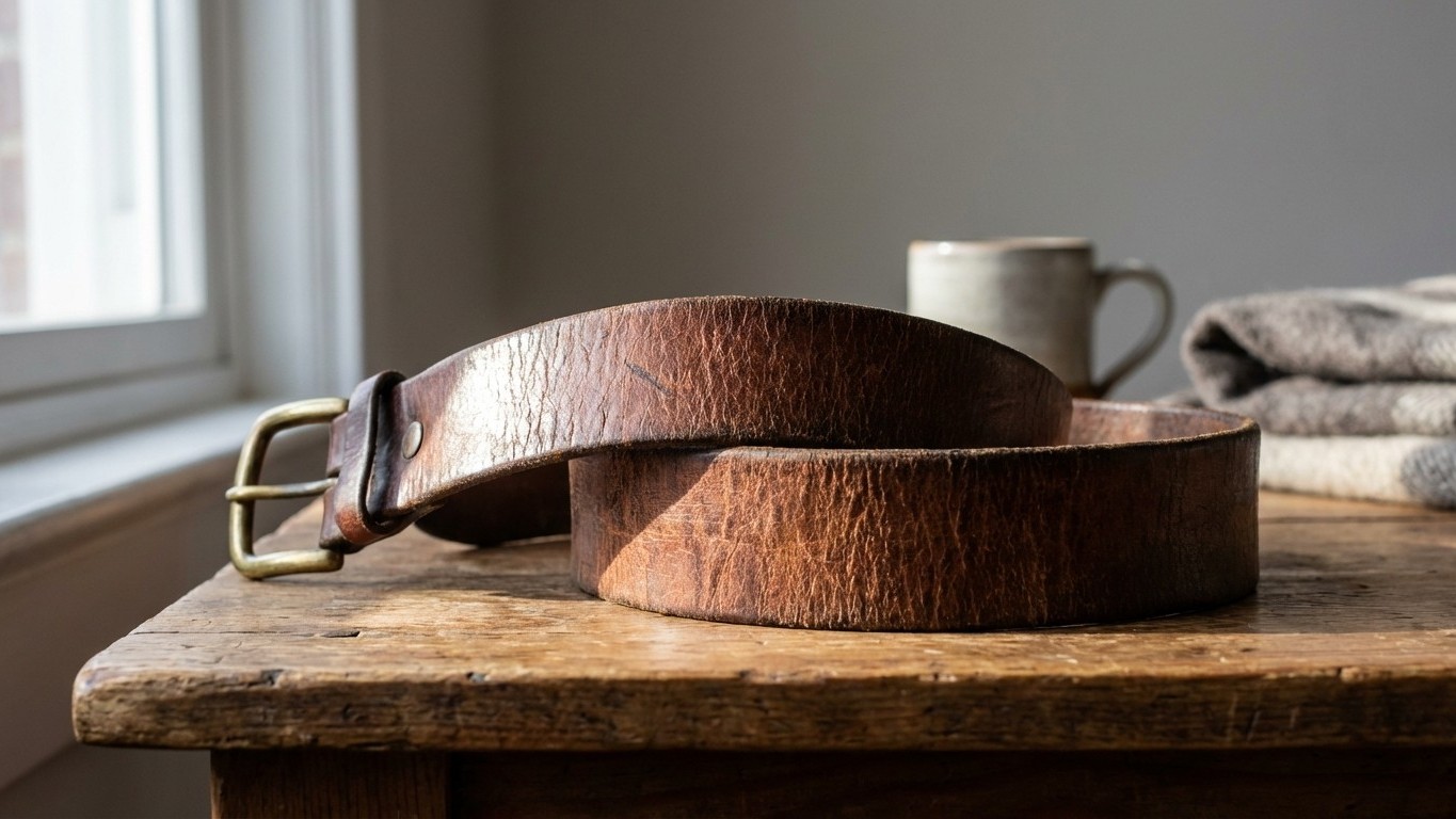 Tu cinturón de cuero se estira sin que lo notes: cómo el material te engaña milímetro a milímetro