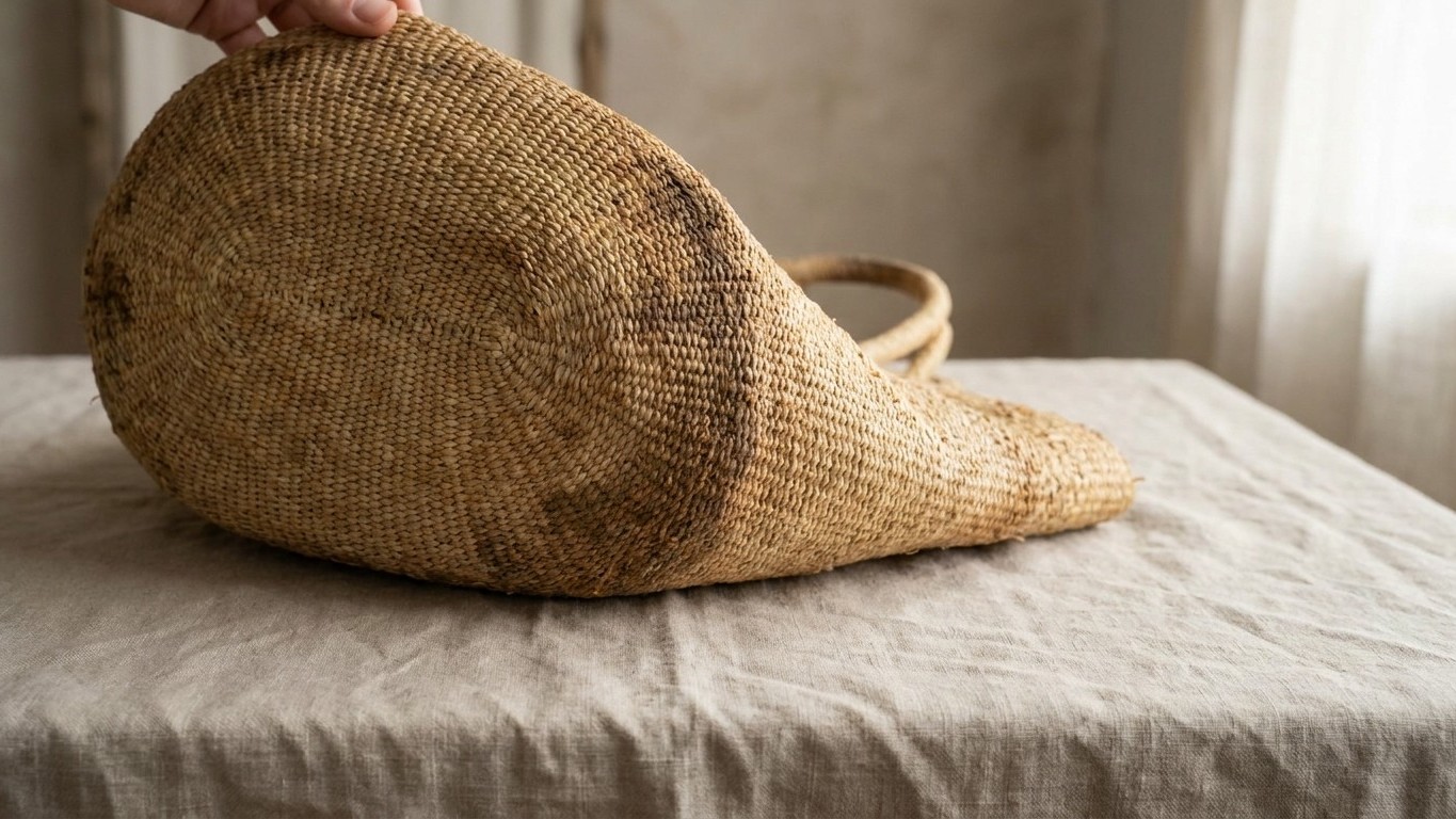La trampa del plástico: por qué tus bolsos de rafia se arruinan en invierno y cómo salvarlos