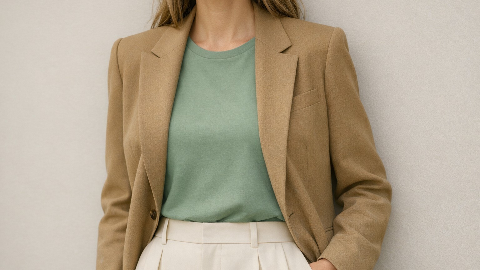 Adiós a la camisa: la camiseta bajo el blazer es el cambio de look que todas queremos en 2026