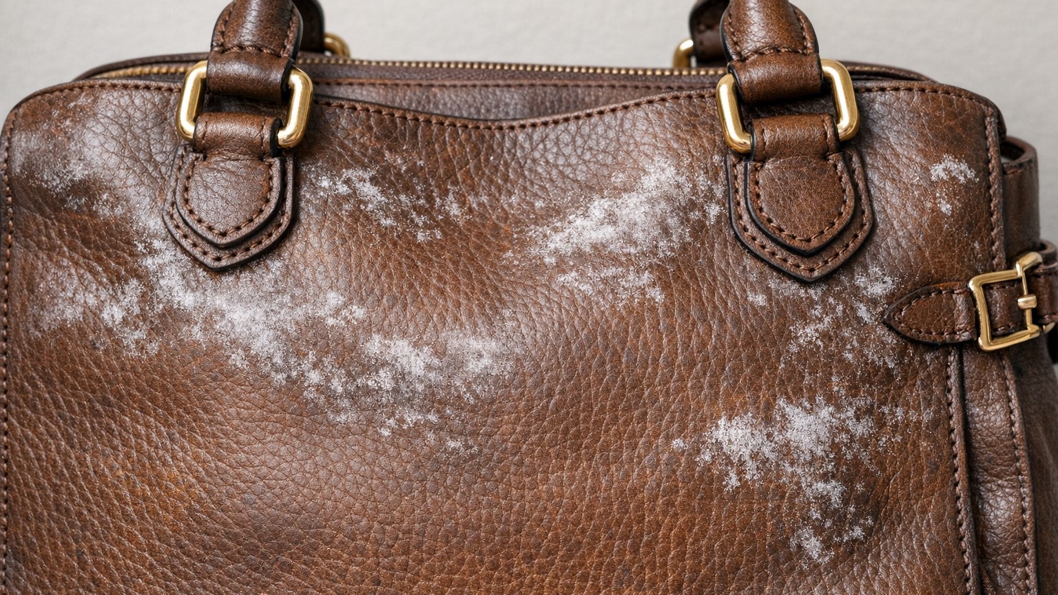 Guardé mi bolso de cuero en plástico todo el invierno: el error que causó manchas permanentes y cómo prevenirlo