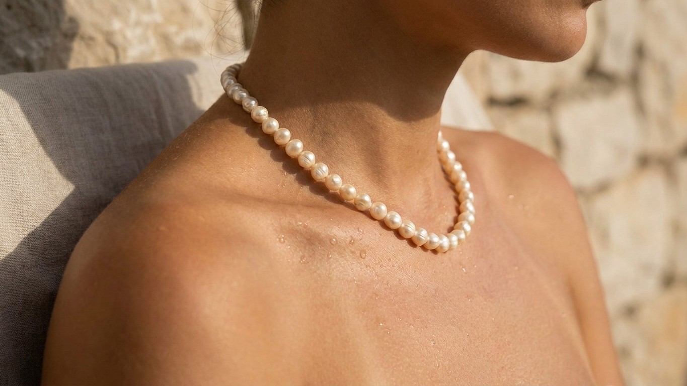 Rociaba perfume sobre mis perlas cada verano: el día que descubrí el daño irreversible que causaba