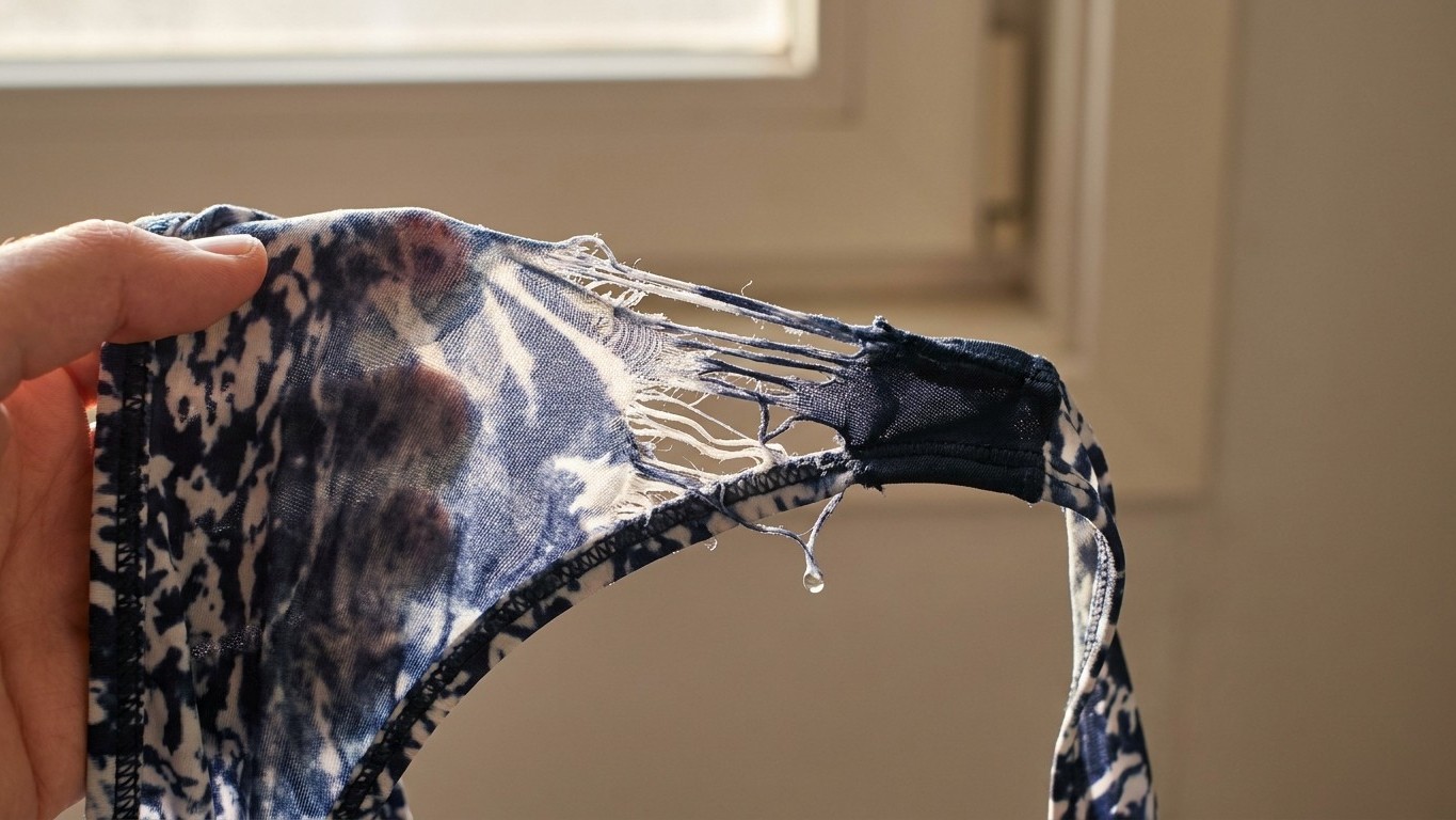 Enjuagaba mi bañador con los demás en la lavadora tras cada baño en la piscina: cuando vi cómo quedaban las fibras a las p...