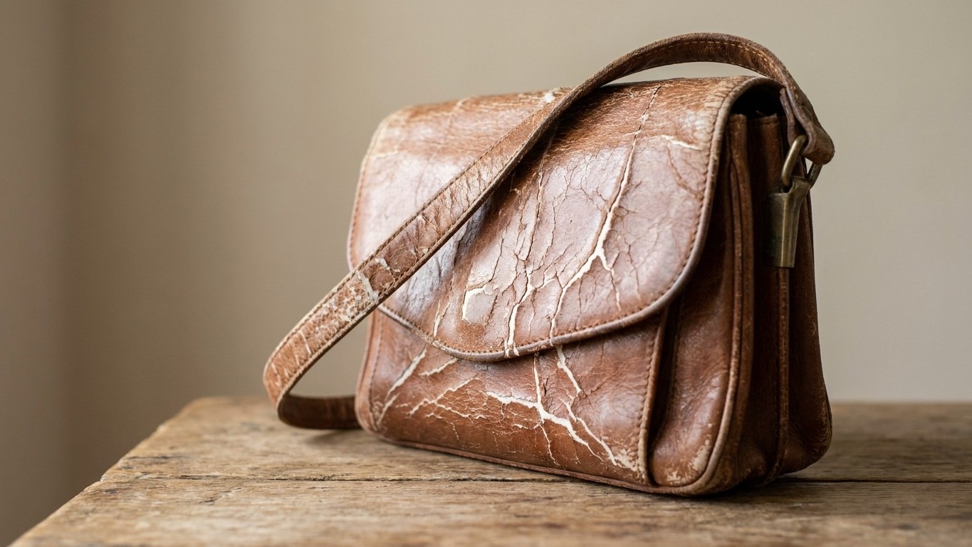 Guardé mi bolso de piel en plástico durante años: el día que lo saqué, entendí por qué estaba destruido