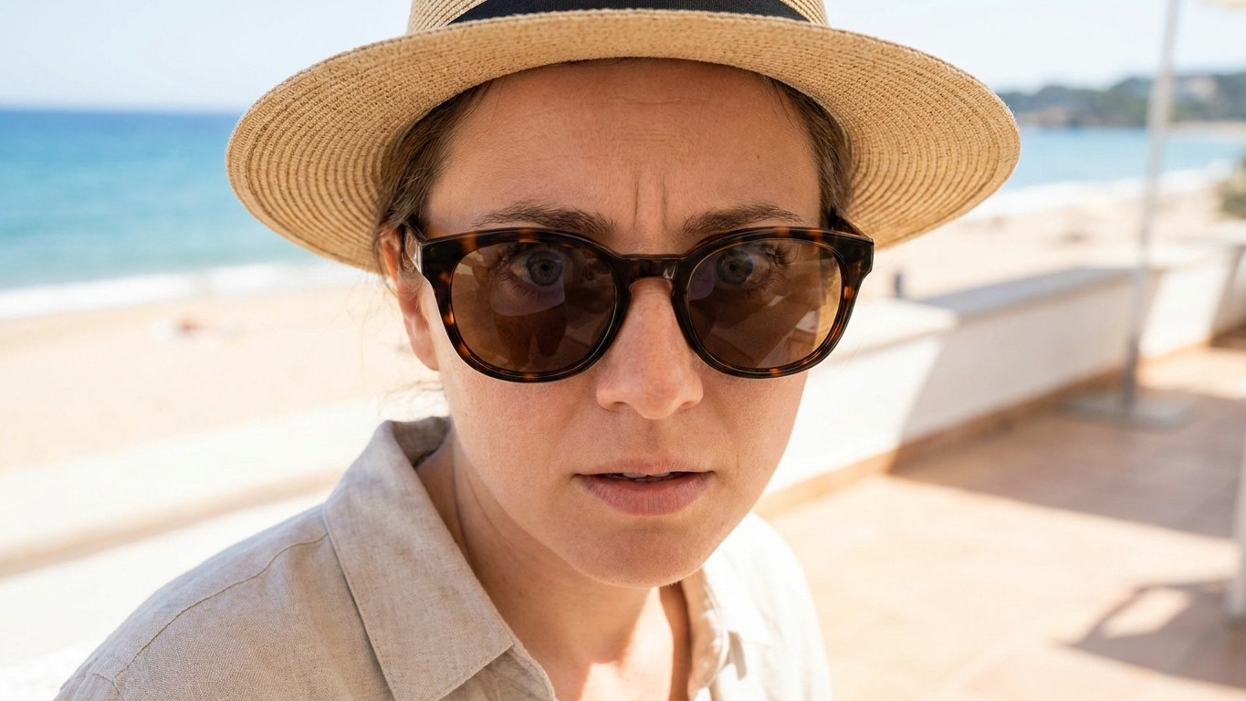 Llevaba gafas de sol muy oscuras para proteger mis ojos en pleno verano: el día que un óptico examinó mis pupilas, entendí...