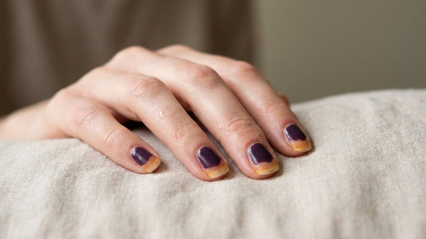 Me pinté las uñas de berenjena sin base transparente solo por seguir la tendencia: al retirar el esmalte tres semanas desp...