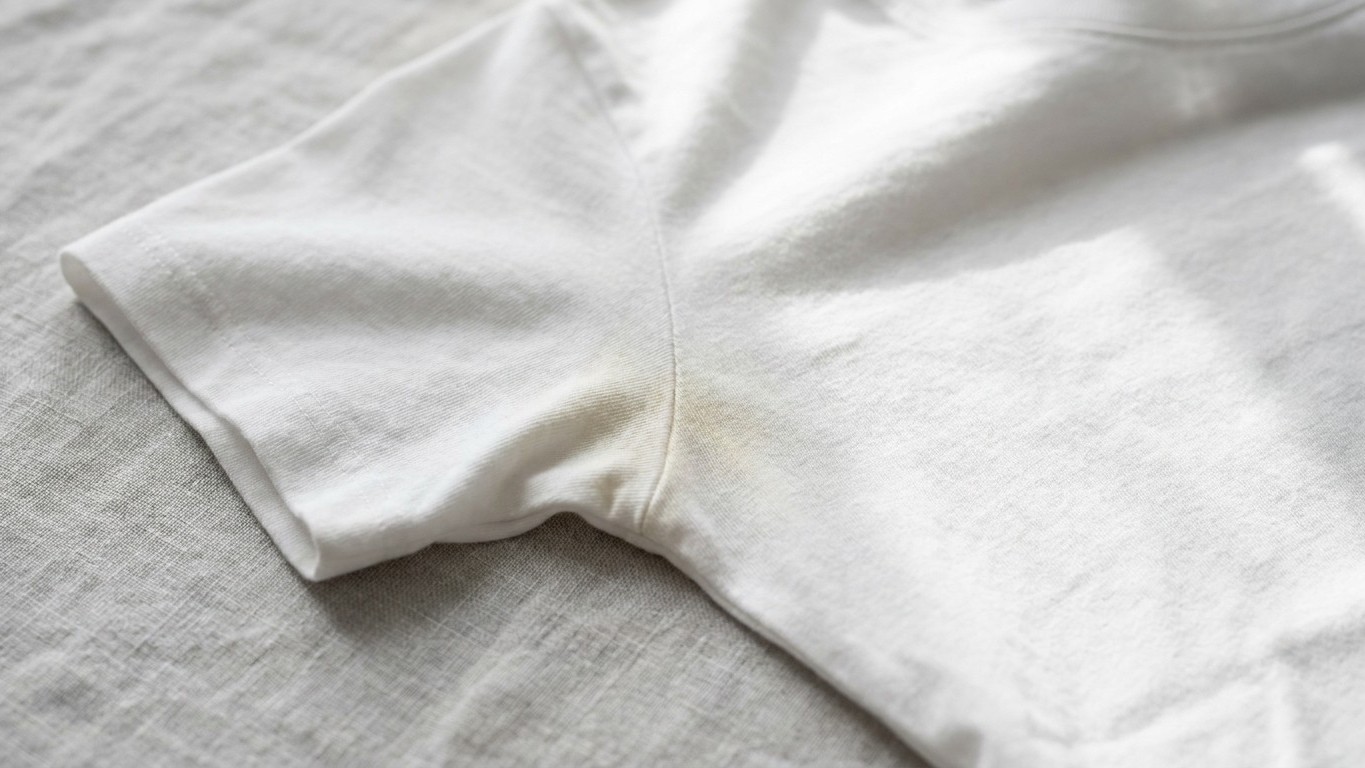 Por qué tus camisetas blancas se manchan de amarillo: la verdad química que esconde tu desodorante