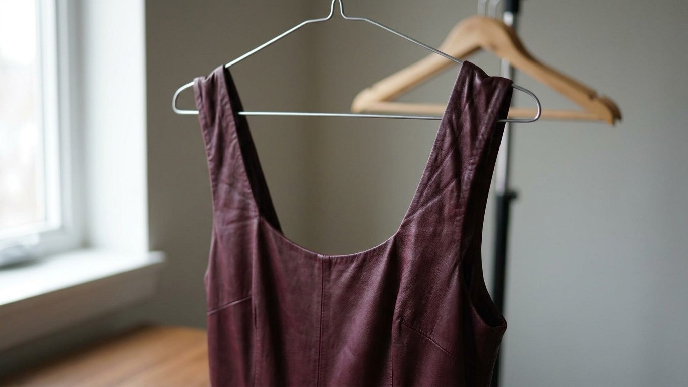 Colgué mis vestidos de napa en perchas de alambre finas solo para ganar sitio en el armario: el día que los descolgué, ya ...