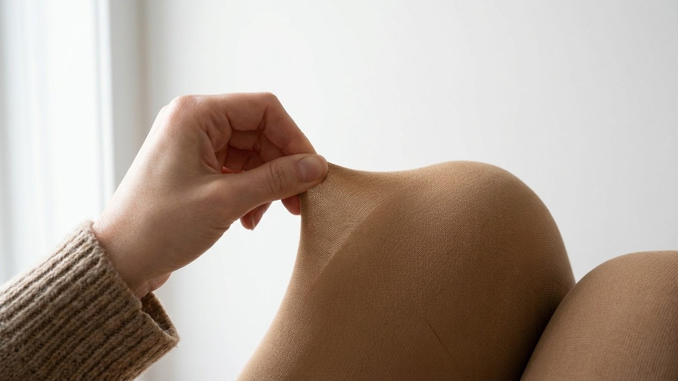 Estira la rodilla de tus medias tupidas y suéltala de golpe: es la prueba que revela lo que el calor ya ha estropeado