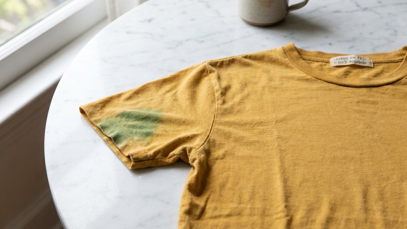 Metí mi jersey amarillo saturado en la lavadora con el detergente en polvo de siempre solo por refrescarlo: al cuarto lava...
