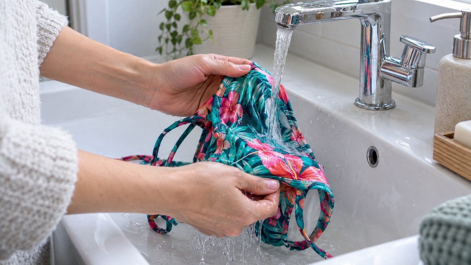 Cómo lavar un bañador para que no se estropee: cloro, sal, crema solar y secado