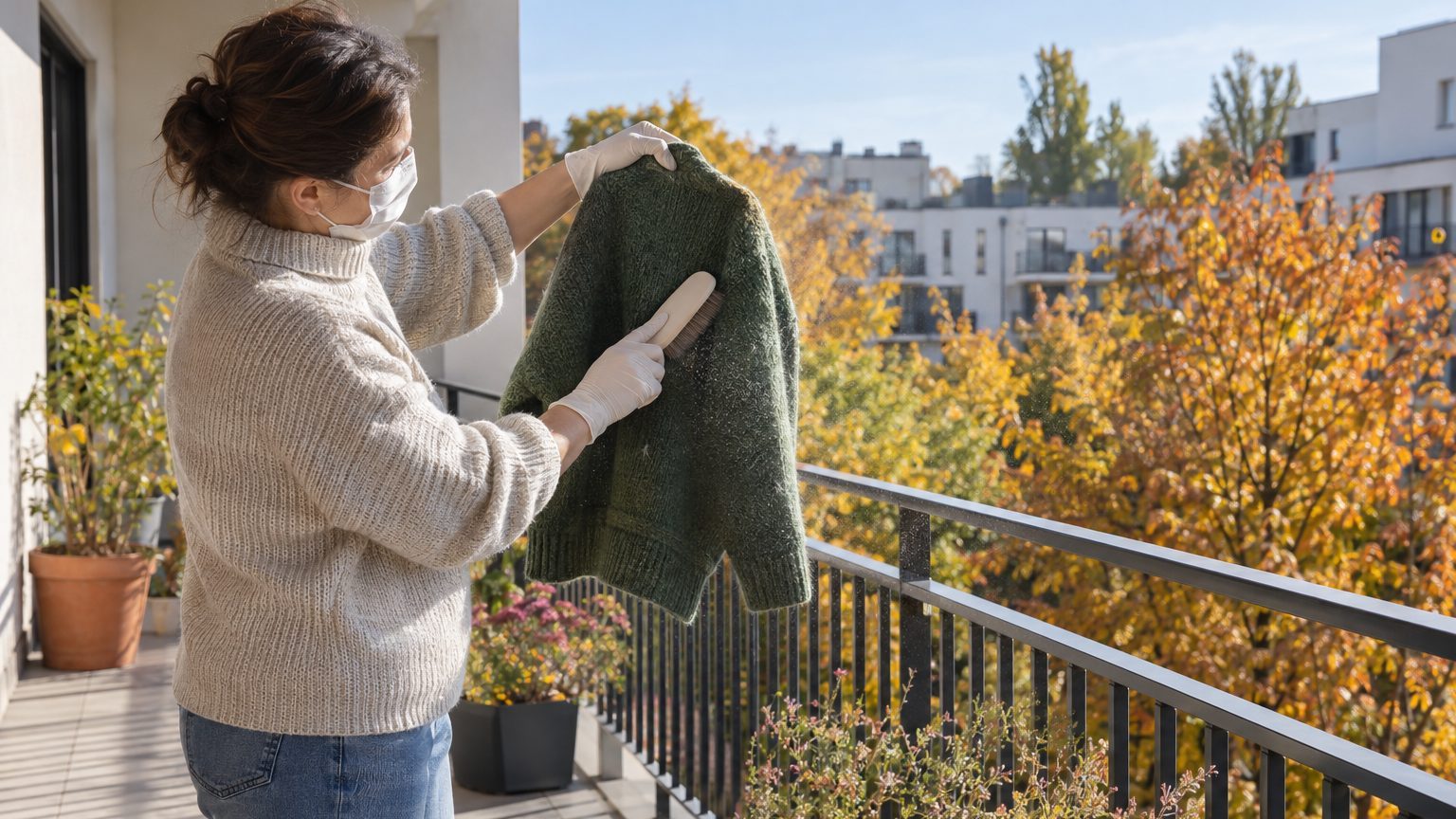 Cómo quitar el moho de la ropa guardada: métodos según el tejido y cómo evitar que vuelva